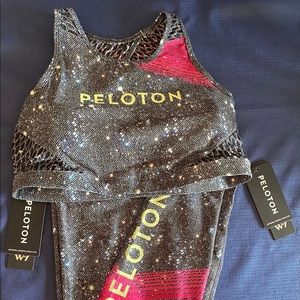 Peloton Girls Night Out Large Bra&Leggings Set NWT